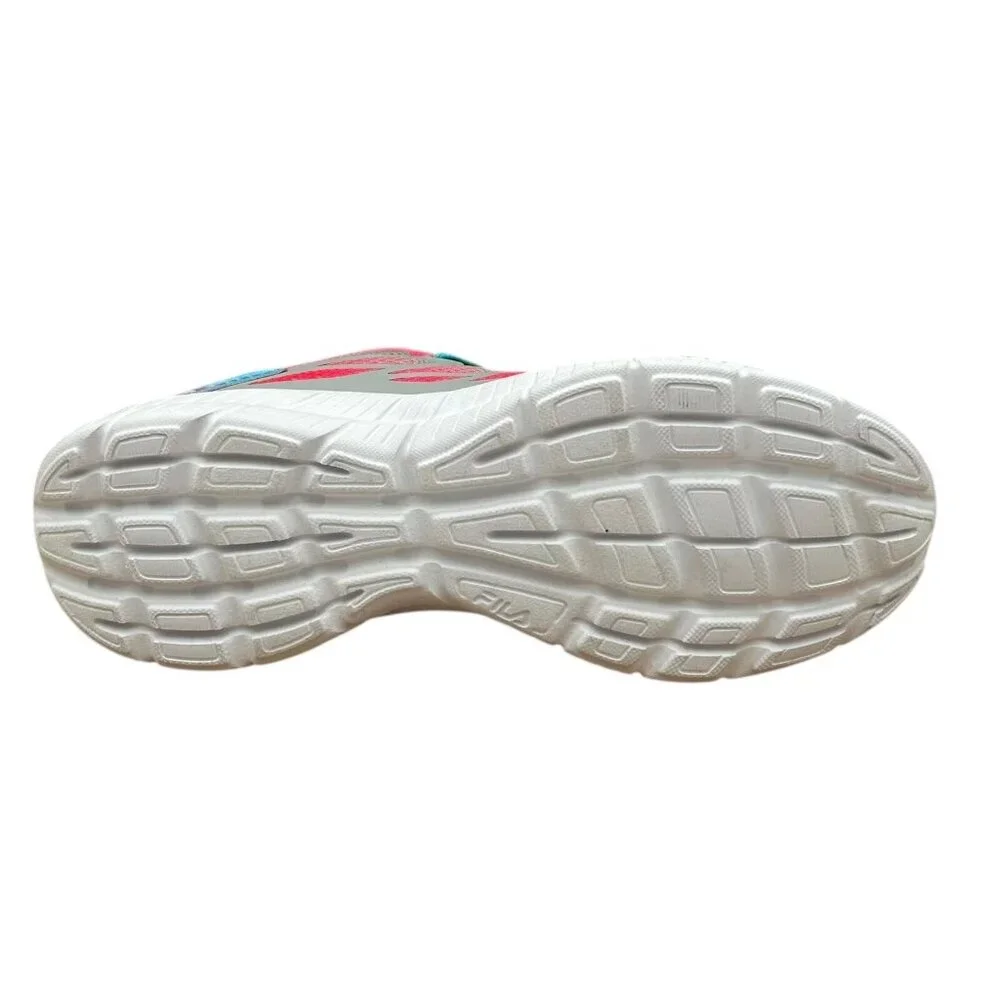 Fila‎ Youth Girl's Athletic Sneakers Size 5 Gray-Multicolor Lightweight Comfort